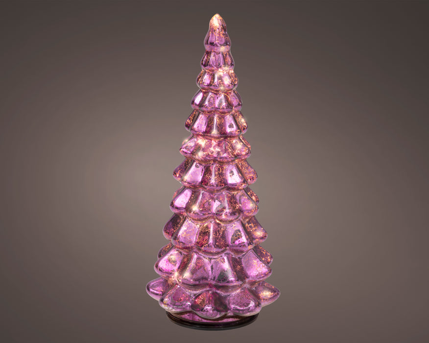 Glass Tree Mico LED Pink 21 cm