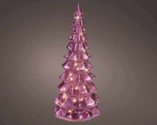 Glass Tree Mico LED Pink 32 cm