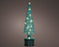 Glass Tree Mico LED Green 34 cm Rotating