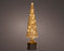 Glass Tree Mico LED Brown 39 cm Rotating