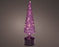 Glass Tree Mico LED Pink 34 cm Rotating
