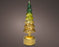 Glass Tree Mico LED Emerald/Gold 33 cm Rotating