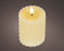 Candle Cream/Warm White LED Wick 7.5 x 12 cm