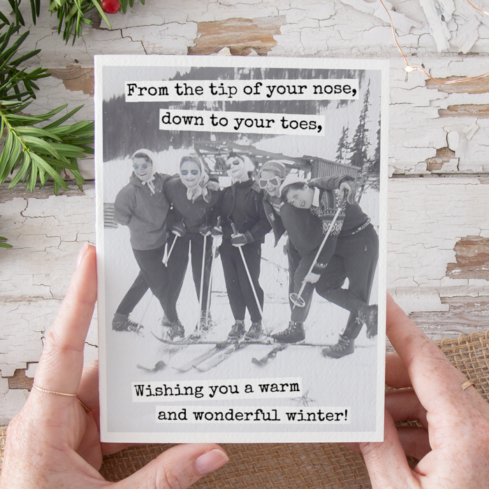 Christmas Card. From The Tip of Your Nose, Down to Your Toes
