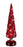 Micro LED Red/Warm White Glass Tree 37.5 cm