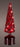 Micro LED Red/Warm White Glass Rotating Tree 33.5 cm