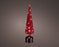Micro LED Red/Warm White Glass Rotating Tree 40.5 cm