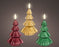LED Wick Candle Wax Tree 8 x 15 cm Assorted