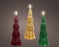 LED Wick Candle Wax Tree 7.5 x 22 cm Assorted
