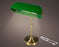 LED Rechargeable Table Lamp Green/Gold