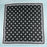 Polka Dot With Dotted Border Print Satin Square Scarf