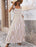 Striped and Floral Sleeveless Maxi Dress