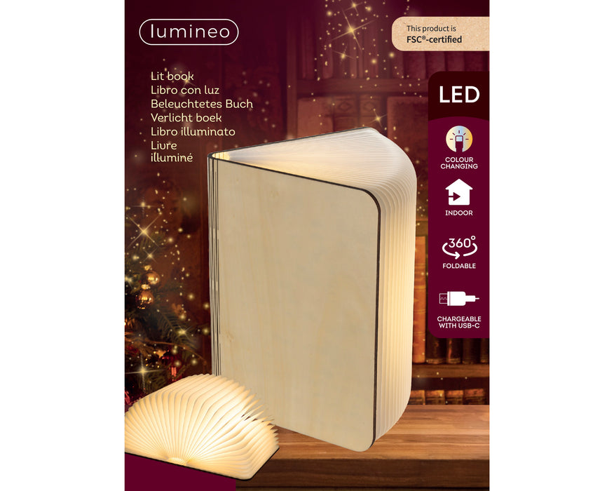 LED Book Steady White/Colour Select