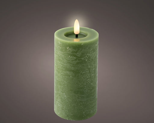 Candle LED Green/Warm White 15 cm