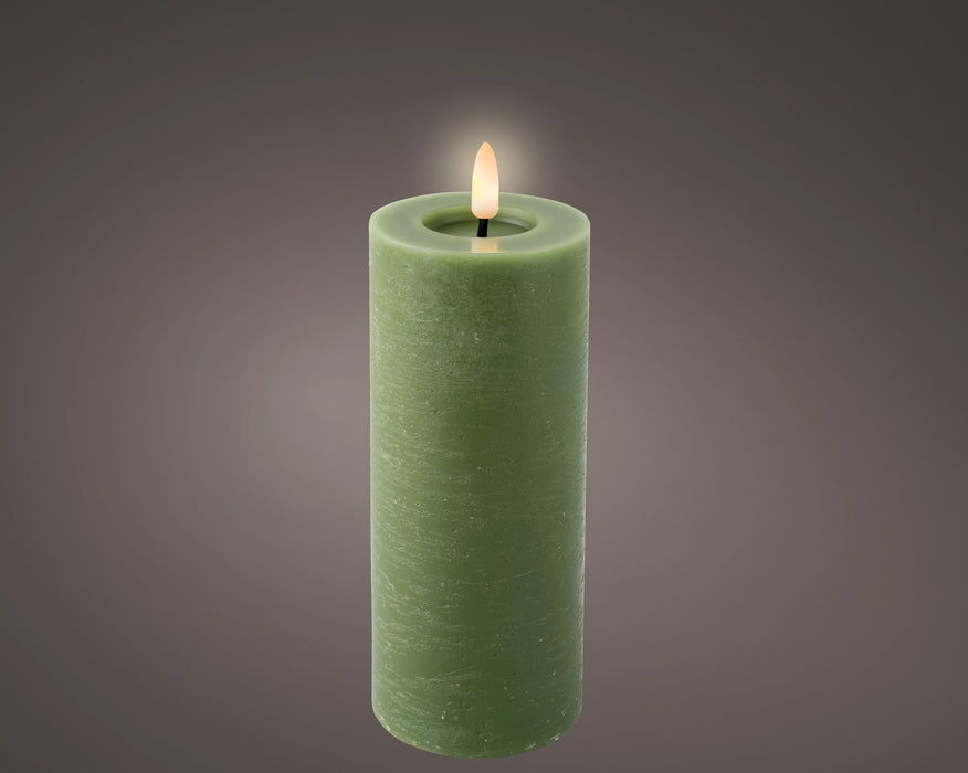 Candle LED Green/Warm White 19 cm