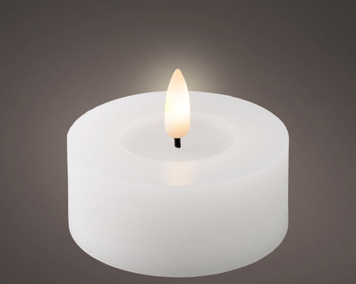Candle LED White/Warm White 7 x 6 cm Tealight Pair