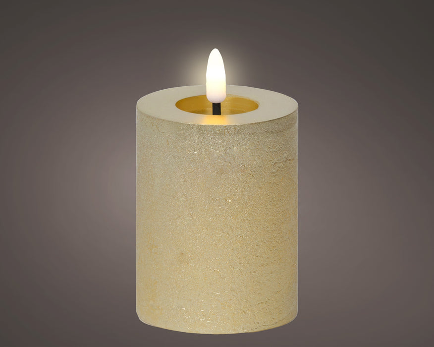 Candle Gold/Warm White 11cm
