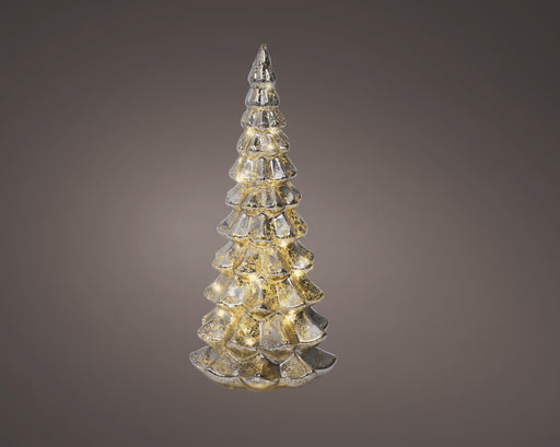 Glass Tree Micro LED Silver 32 cm
