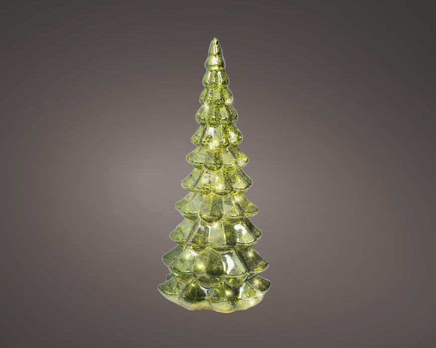 Glass Tree Mico LED Green 32 cm