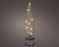 Lights Micro Rotating Glass Tree I/D Amber/Warm White 34cm