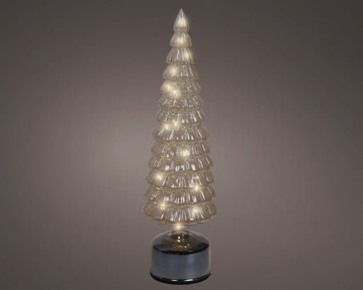 Lights Micro Rotating Glass Tree I/D Amber/Warm White 39cm