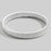 Stainless Steel Wide Ribbed Bangle Bracelet