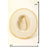 Straw Braided Fringe Fedora Hat
