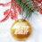 Heated Rivalry | Ornament | Gold Glitter | Plastic |