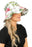 Flower Design Bucket Style Big Brim Both-Side Sun Hat