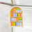 Rainbow Bookshelf Sticker 2.1x3.2in