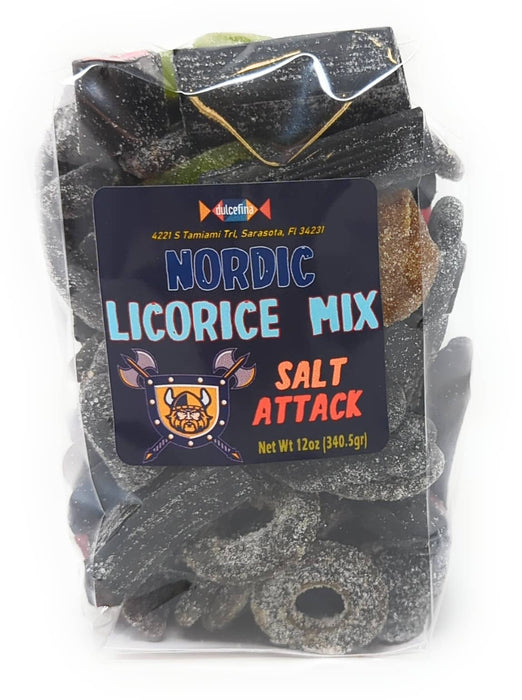 Nordic Licorice Mix  Salt Attack! 12oz Bag