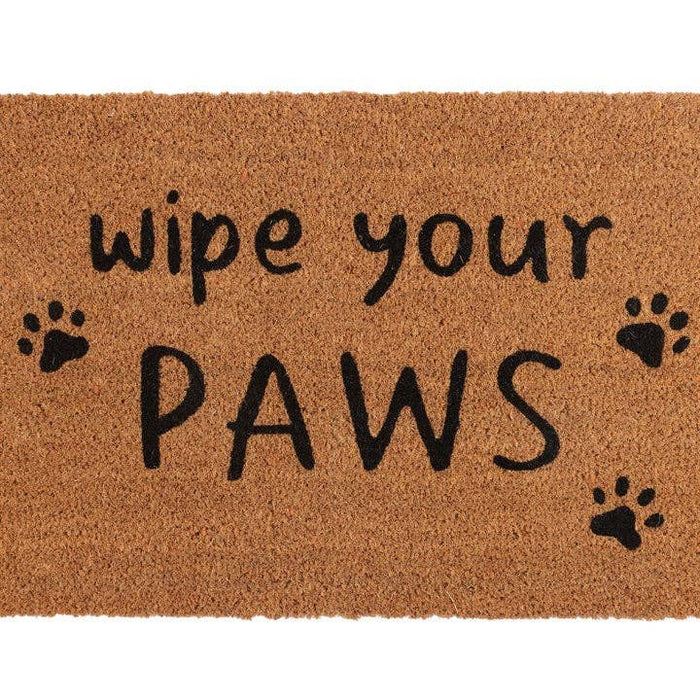 Natural Wipe Your Paws Doormat