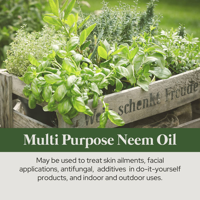 Neem Oil  | Organic | Gardening Skin | Cold Pressed  | Sizes