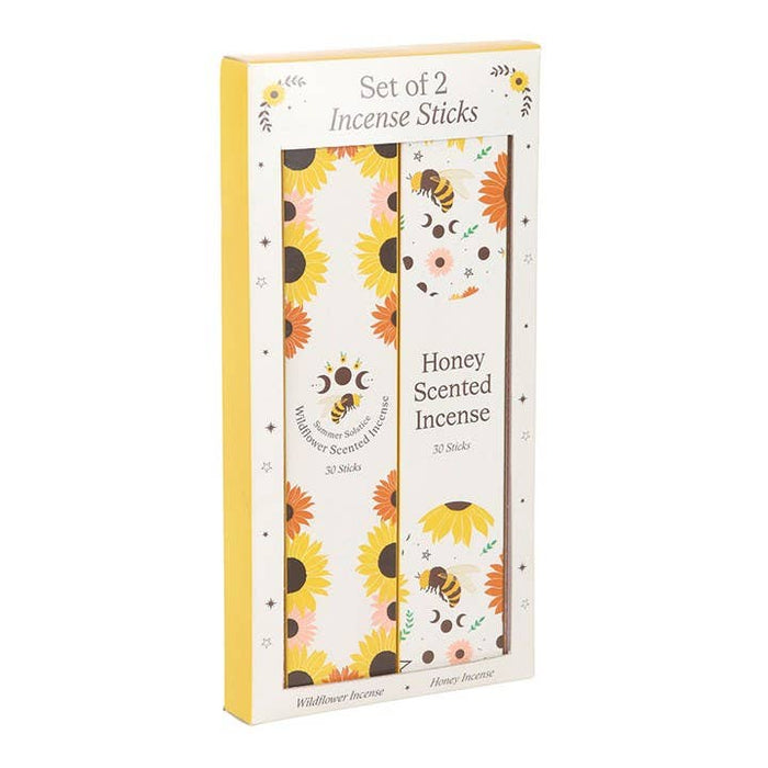 Set of 2 Honey and Wildflower Summer Incense Stick Packs