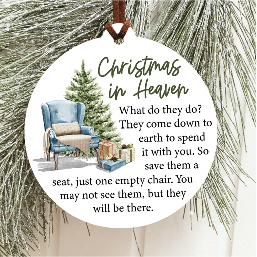 Christmas In Heaven Christmas Ornament | Chair