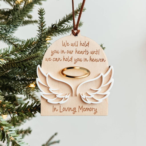 Infant Loss Wood Christmas Ornament