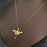 Dragonfly Charm Gold-plated Necklace