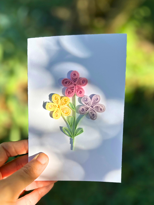ASST Greeting Cards, Handcrafted paper Flower cards