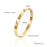 Multi Style 18K Gold Plated Stainless Steel Cuff Bangles-FGS