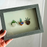 Framed Pebble Art Succulent Trio – Handmade Stone Planter