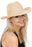 Plain Faux Felt Cowboy Wide Brim Hat