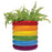 Stacked Rainbow Planter