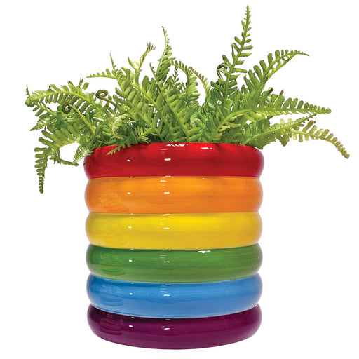 Stacked Rainbow Planter