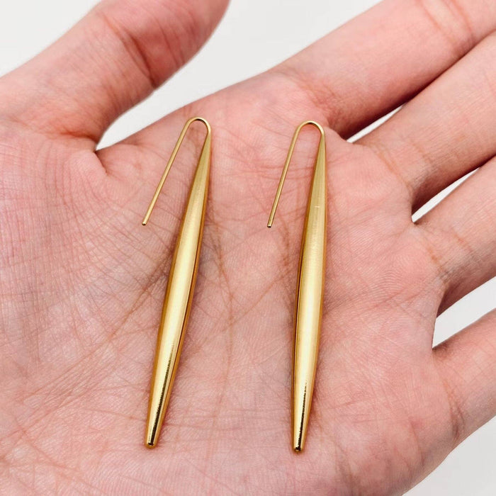 Exquisite 18k Gold Plated Stainless Steel Earrings - FGS