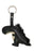 Dinosaur Vegan Leatherwork Metal Key Ring