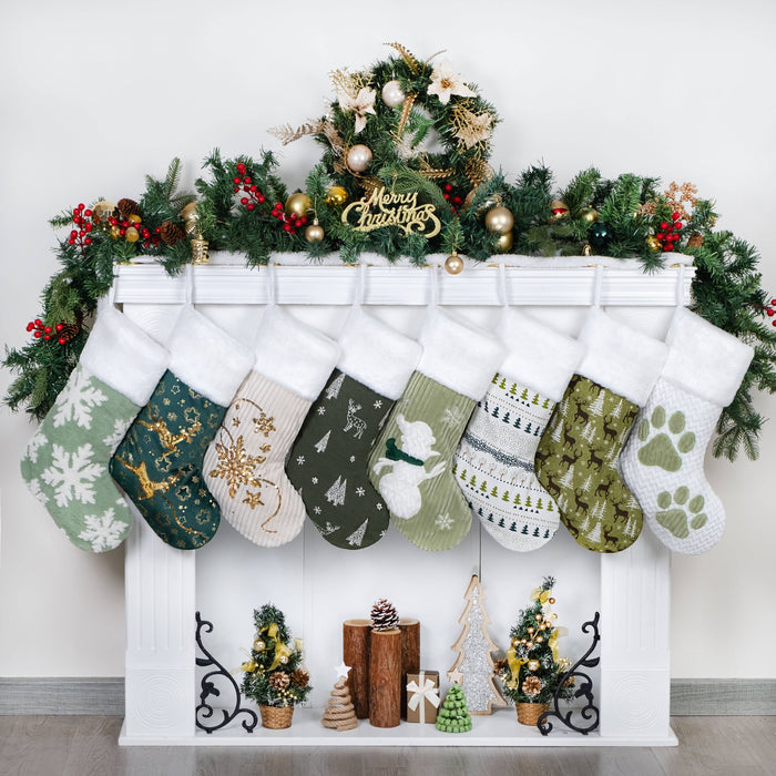 New Fresh Forest Style Christmas Stocking