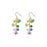 Glazed Flowers Dangle Earrings