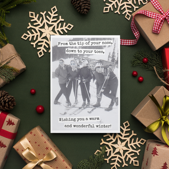 Christmas Card. From The Tip of Your Nose, Down to Your Toes