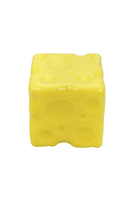 Yellow Cheese Cube Soft Slow Rising Foam Scented Squishy
