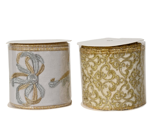 Ribbon Gold Design 9 x 200 cm
